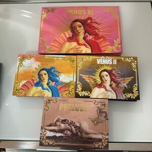 Lime Crime Venus XL , Venus , Venus ll , and Prelude Exposed Eyeshadow Palettes